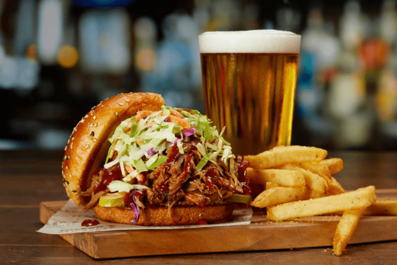 pulled pork sandwich